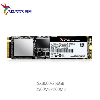 

ADATA XPG SX8000 MLC 256GB 3D NAND PCIe Gen3x2 M.2 2280 NVMe 1.2 R/W up to 2500/1100MB/s Solid State Drive (ASX8000NP-256GM-C)