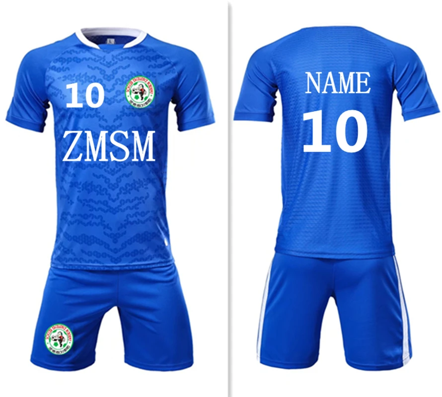 ZMSM мужская футбольная форма, короткие футбольные майки на заказ, футбольные наборы, футболки и шорты, тренировочный костюм, спортивная одежда LB1704