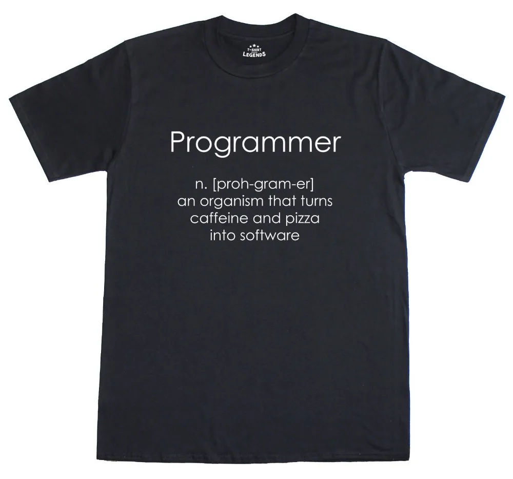 

New Fashion Brand Clothing Programmer Coder Software Engineer Loose Fit Funny Mens T Shirt