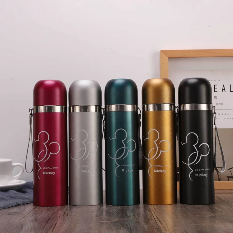 

Bullet Vacuum Cup Insulated Double Wall 304 Stainless Steel Mugs Office thermos Straight Cup Business water bottles