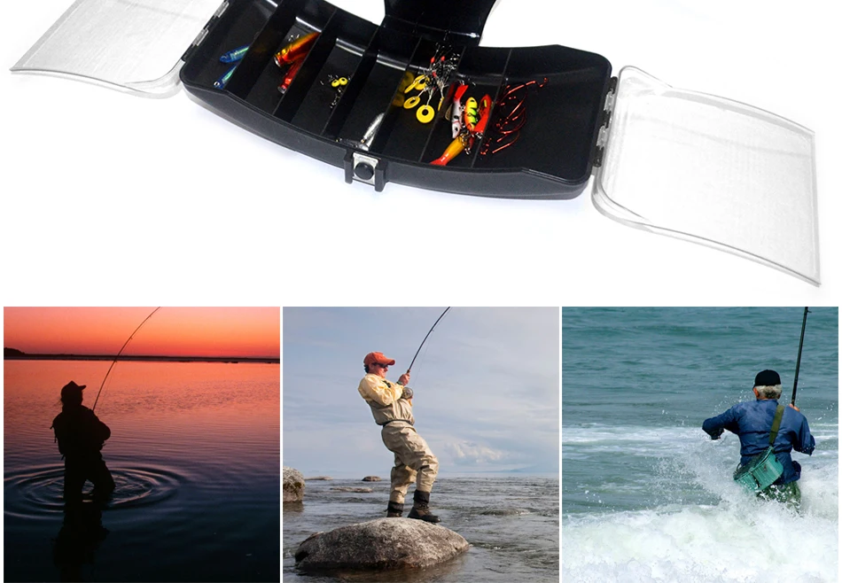 Caixas de Pesca Caixa de Ferramentas de Pesca Equipamento de Equipamento de Pesca Mnft Multifunction Cintura Luya Isca Gancho Enfrentar Caixa Portátil 1 Pçs 13 pesca luya isca gancho enfrentar caixa portátil