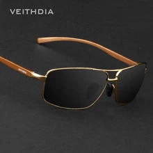 Бренд VEITHDIA, лучшие мужские солнцезащитные очки из сплава, поляризованные линзы, очки для вождения, аксессуары для вождения, солнцезащитные очки для мужчин 2458