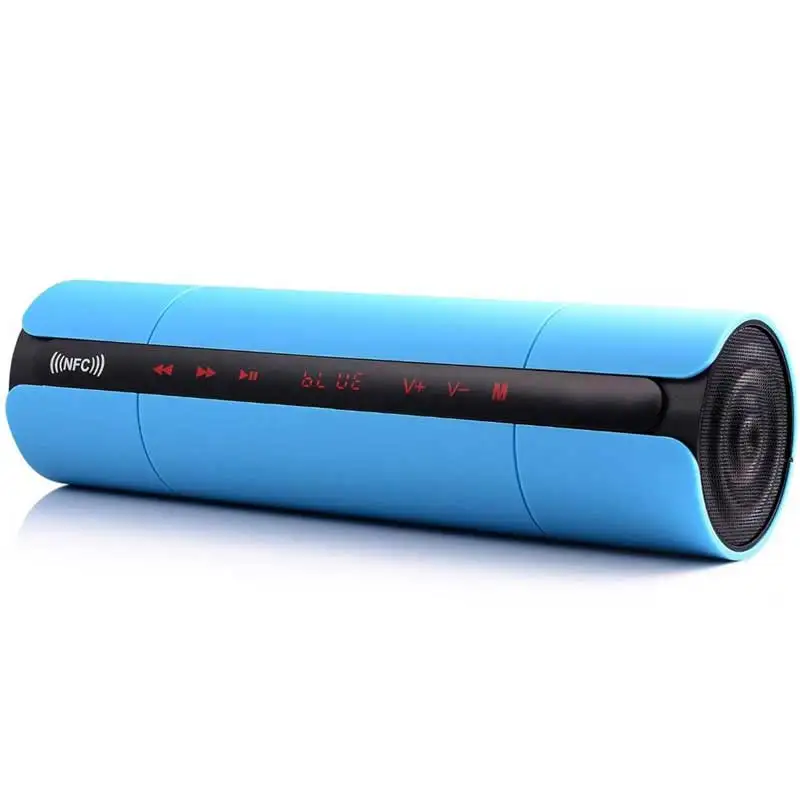 

2017 Original Brand HIFI Bluetooth Speaker Subwoofer NFC With LED Touch Screen Call Feature TF Connect caixa de som Blue KR8800