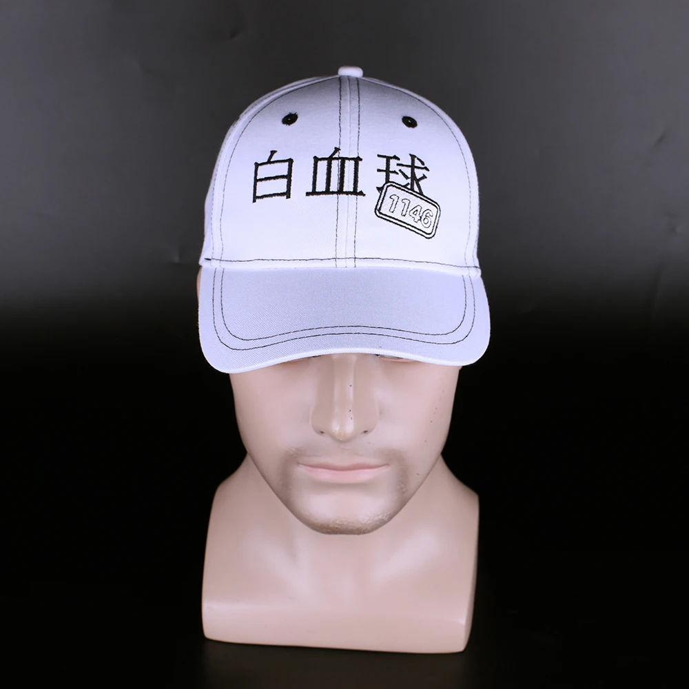 Аниме Hataraku Saibou Cells at Work бейсболка с козырьком и солнцезащитной вышивкой Snapback