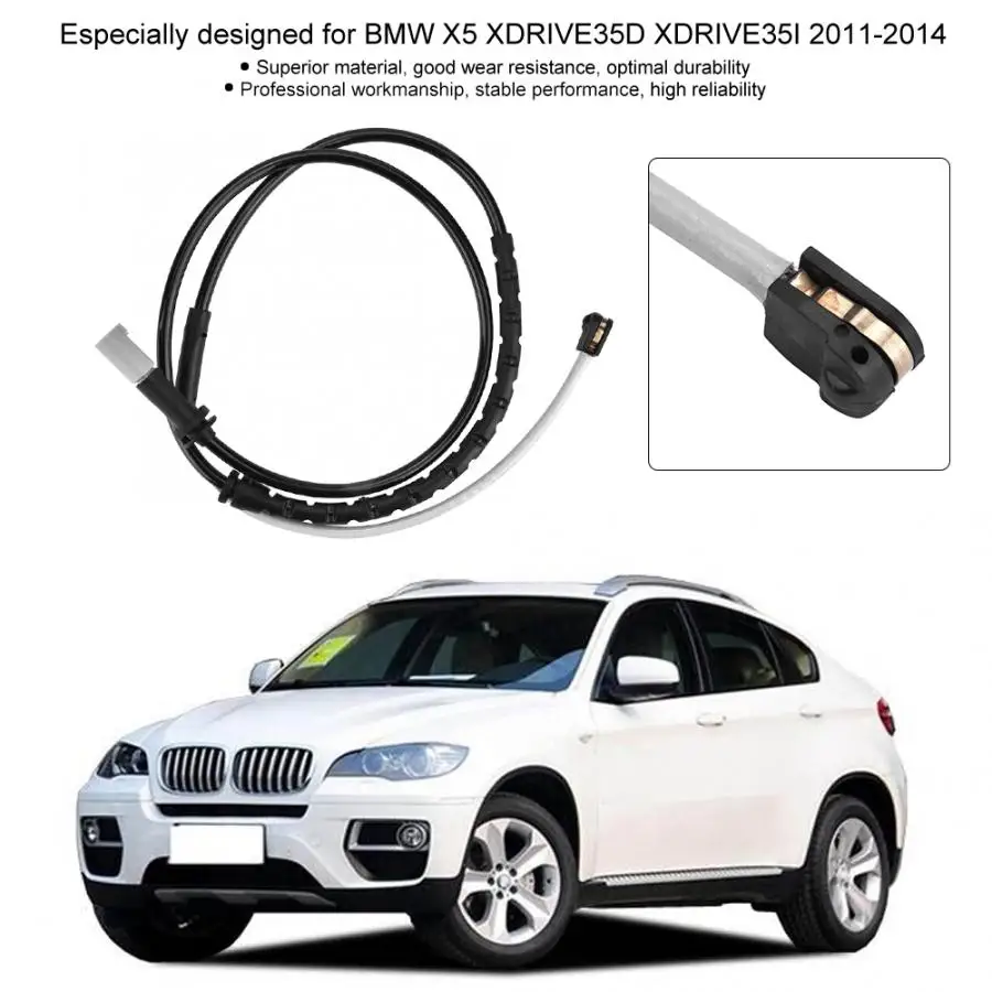 Задний износ тормозных колодок Сенсор 34356854168 для BMW X5 X6 XDRIVE35I XDRIVE35D XDRIVE35IA Индукционная Тормозная Линия