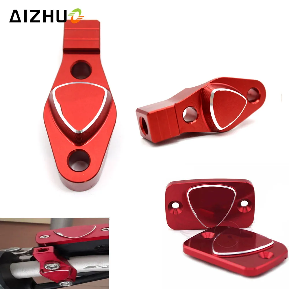 

Motorcycle Front Brake Fluid Reservoir mirror fixing code Cover Cap Handle bar For DUCATI 695 Monster 400 M600 M620 M400