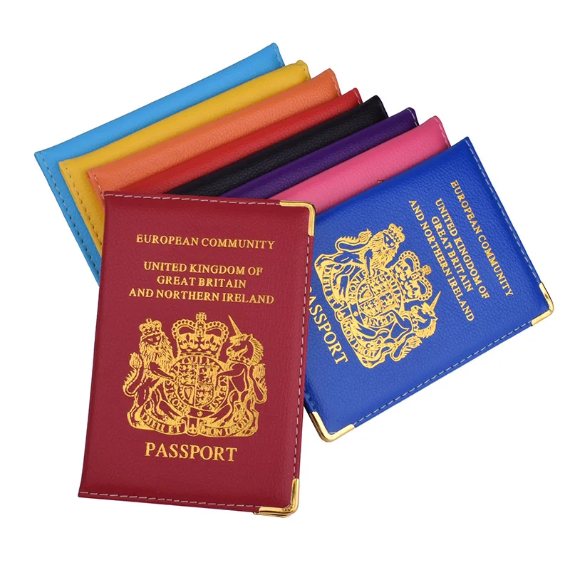 VISKEY UK and European Passport Holder Protector Cover Wallet