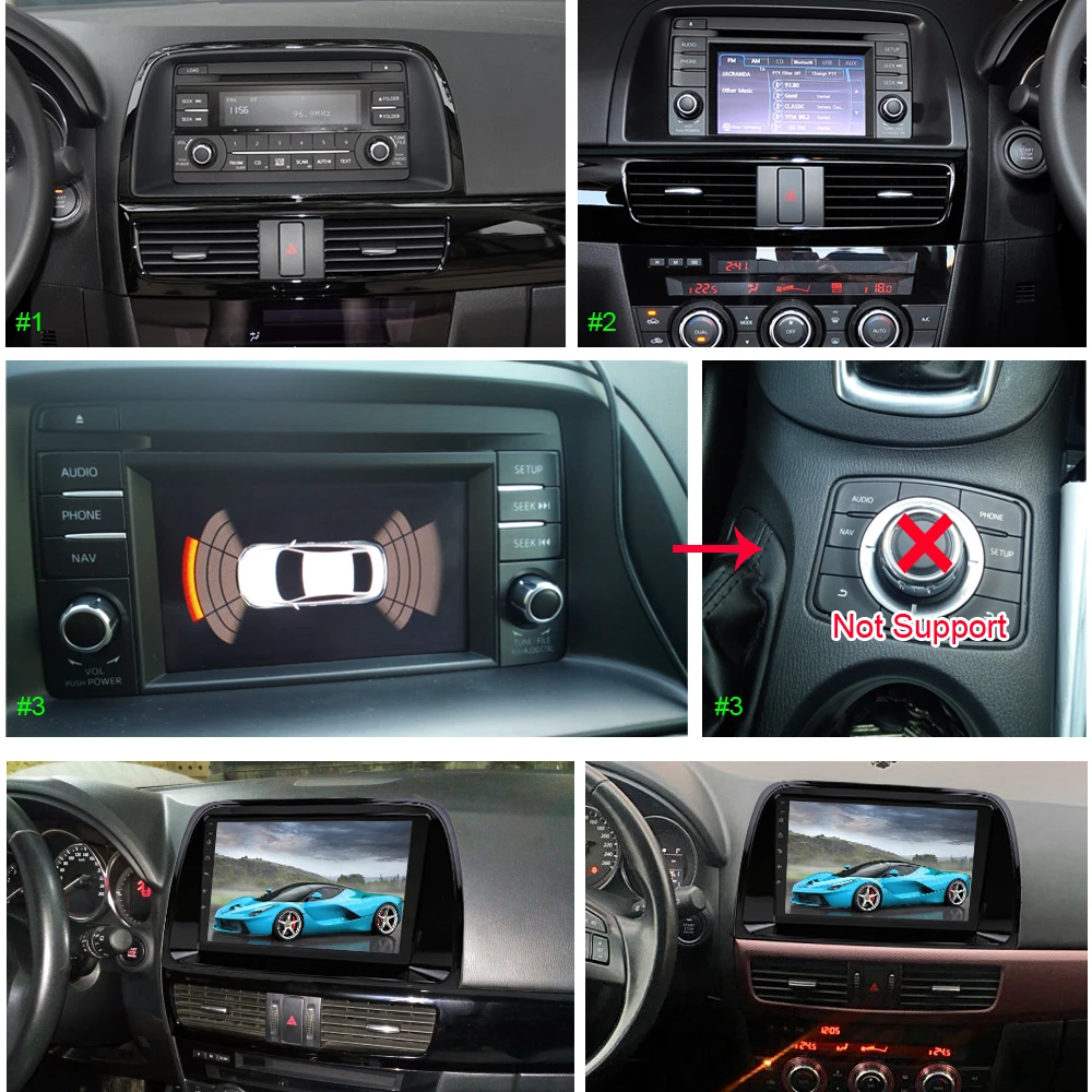 Sale Sinosmart support BOSE Android 8.1 2Din IPS/QLED 2.5D screen car gps multimedia  navigation player for Mazda CX-5 2012-2014 13