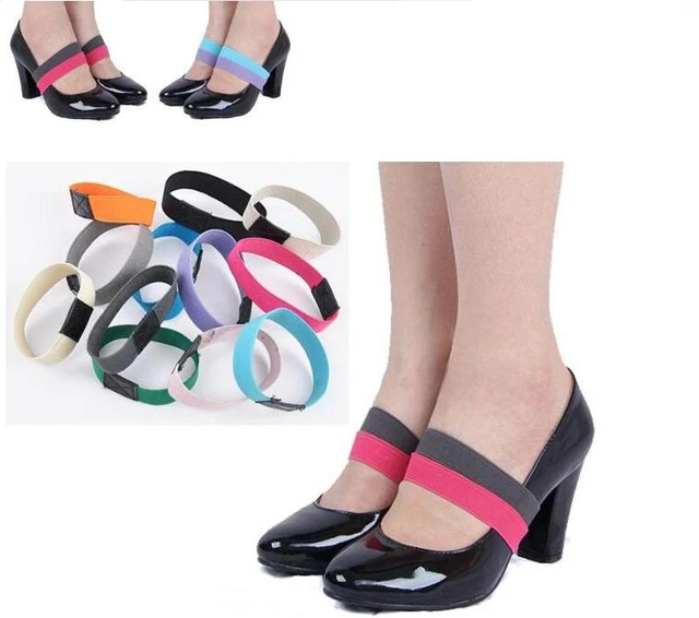 20cm/7.9'' Convenient Solid Color Women Elastic Shoe Band Shoe