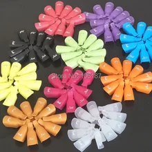 10 шт акриловый многоразовый Гель-лак для ногтей обертывание ногтей искусство Замачивание от лака для ногтей Очиститель зажим крышка жидкость для снятия геля инструмент