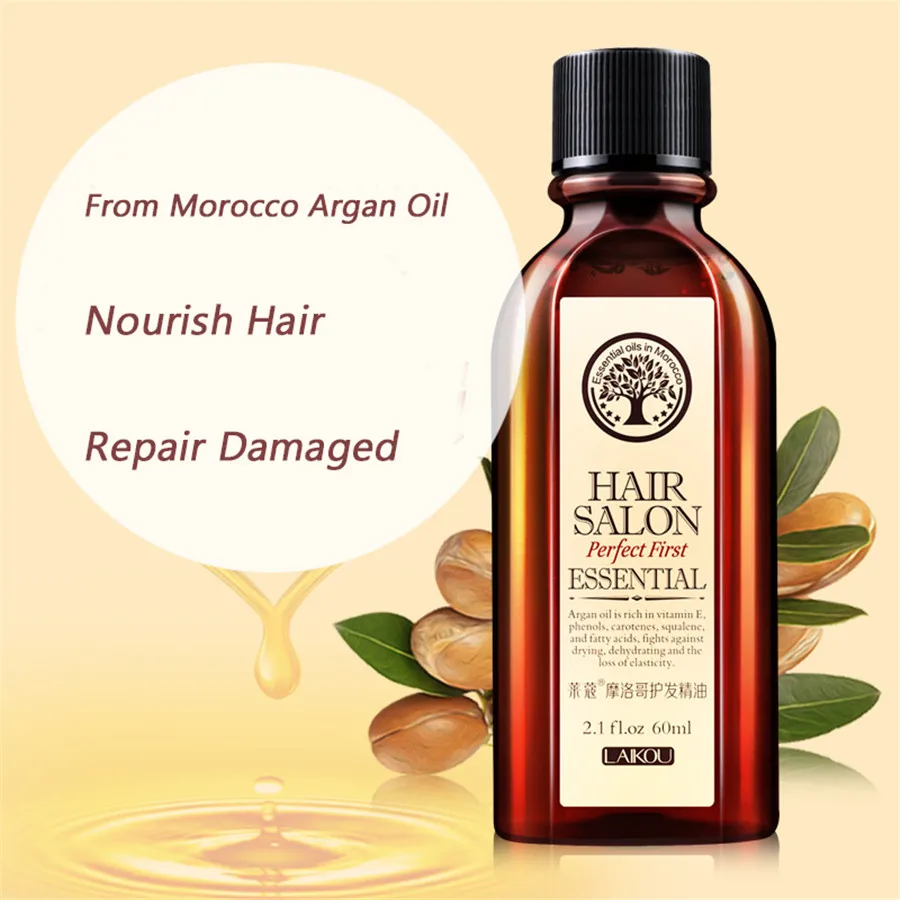 Moroccan Pure Argan Oil Hair Care Hair Essence Oil Treatment For Dry