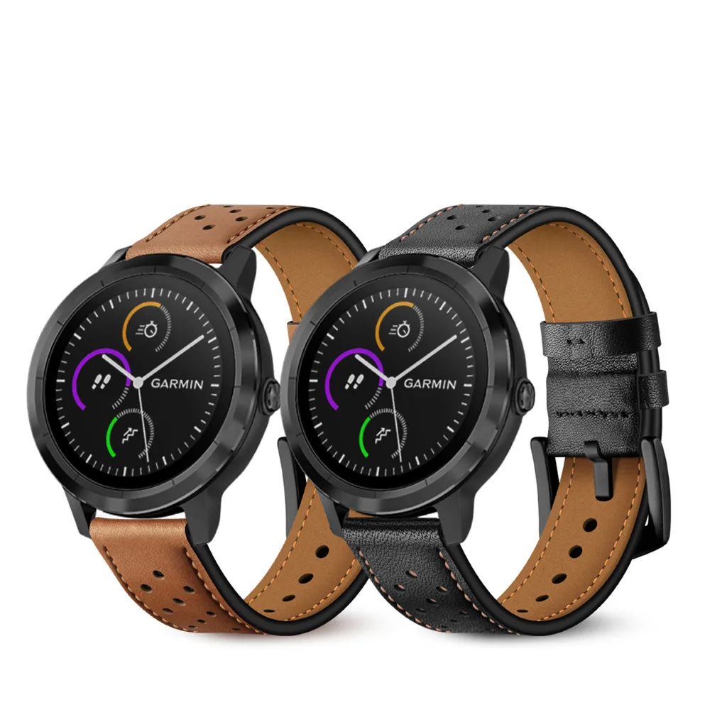 Ремешок для часов Garmin vivoactive Cave стиль кожаный ремешок для наручных часов Замена ремешка для Garmin vivoactive ремешок для часов Q70