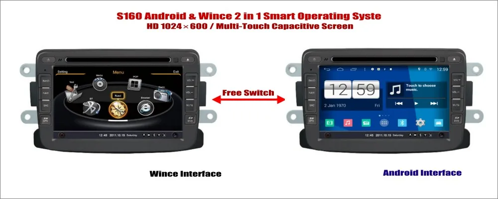 Sale Liislee Car Android Multimedia For Renault Sandero Logan 2009~2013 Radio DVD Player GPS Navi Map Navigation Video Stereo System 6