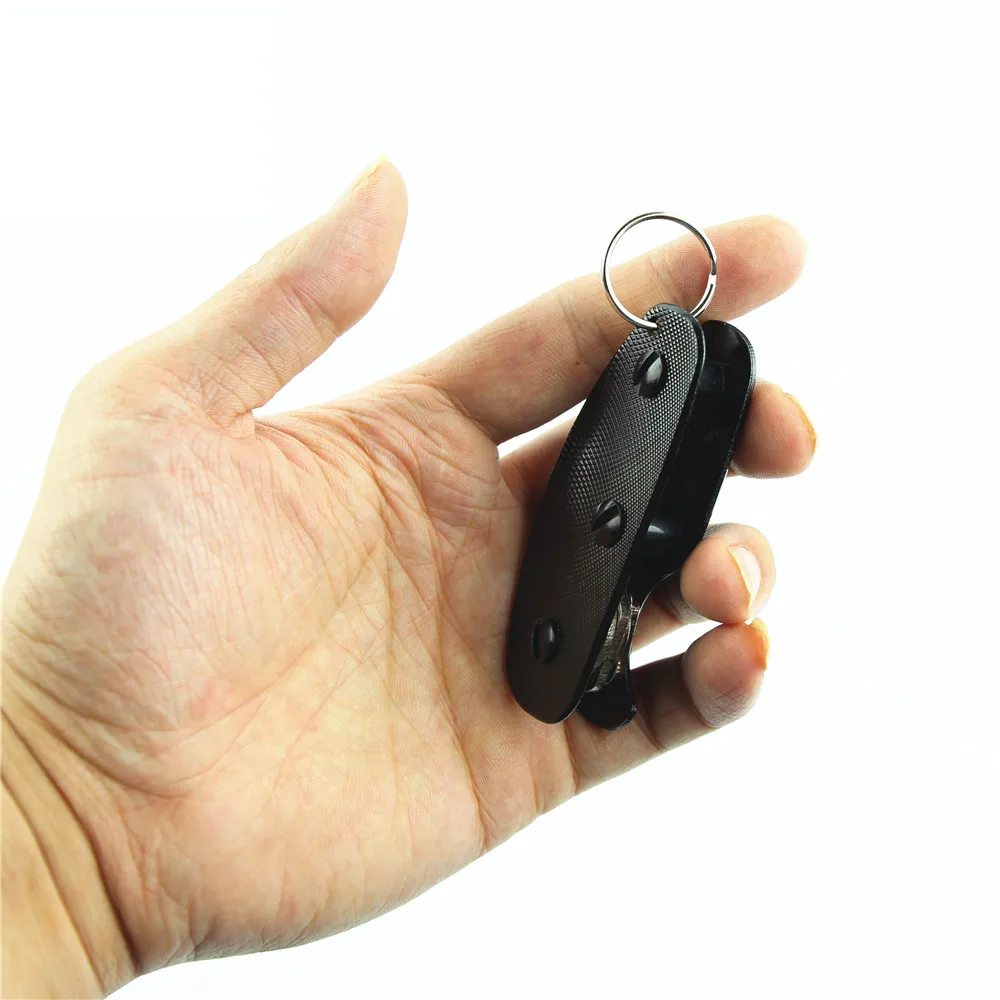 

EDC gear key keychain Lightweight aluminum alloy key clip with back clip for 5 key embryo key holder clip kit bar gadget outdoor