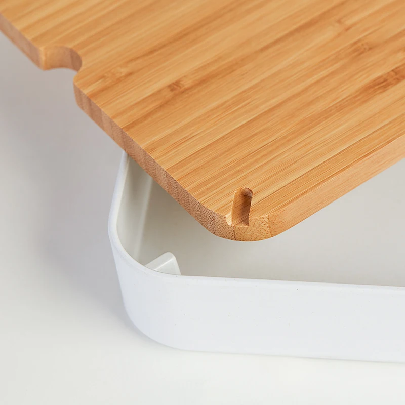 ZEN'S бамбуковый чайный поднос с коробкой-органайзером для закусок чайные инструменты чехол для хранения посуда для напитков