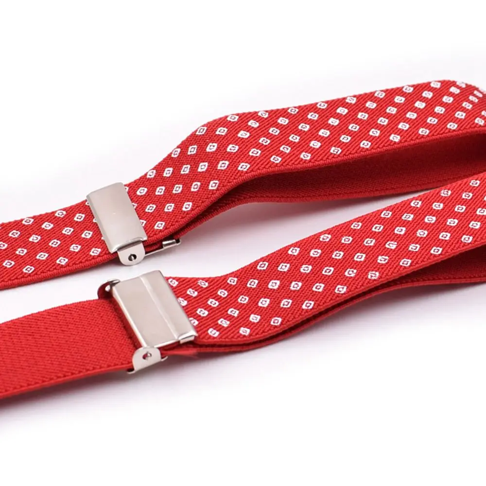 AEbone Red Dot Bow Tie Set Braces Suspenders For Girl Elastic Strap Suspensorio For Children Rosy Purple Jartiyer Tirantes Sus10