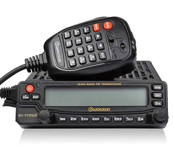 WOUXUN KG-950P автомобильное мобильное радио четырехдиапазонный Трансмиссия SW восемь диапазонов приёма 50 Вт транссивер перекрестный репитер переговорные