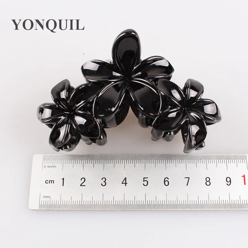 Elegant Extra Large flower Hair Claw plastic Hair Clips Hairpin DIY