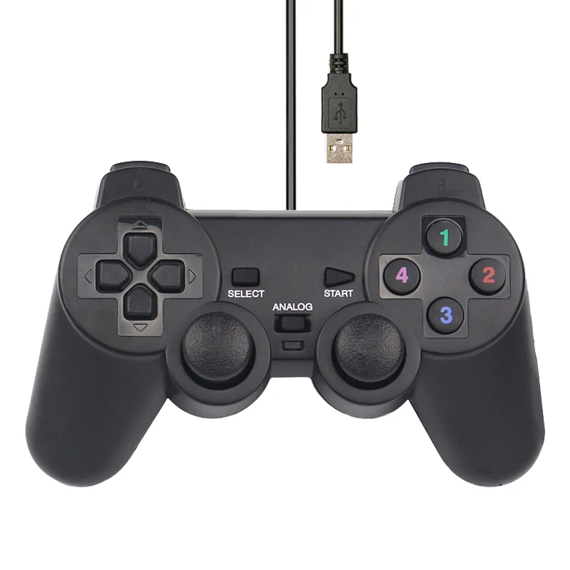 

USB Wired Game Controller Gamepad Shock Vibration Joystick Game Pad Control for PC Computer Laptop Gaming Play for Raspberry Pi