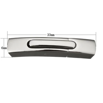 

Stainless Steel Jewelry Clasp,Clearance, Rectangle, oril color, 33x6x7mm, Hole:Approx 4x4mm, 10PCs/Lot, Sold By Lot