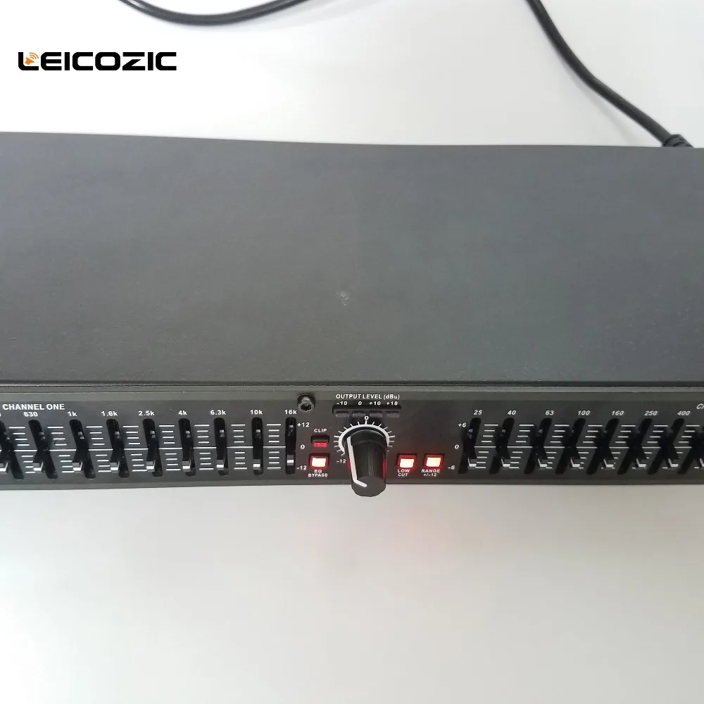 Leicozic EQ215 двухканальный 2x15 полосный стерео эквалайзер профессиональный графический эквалайзер Аудио Эффект prcessor оборудование эквалайзер