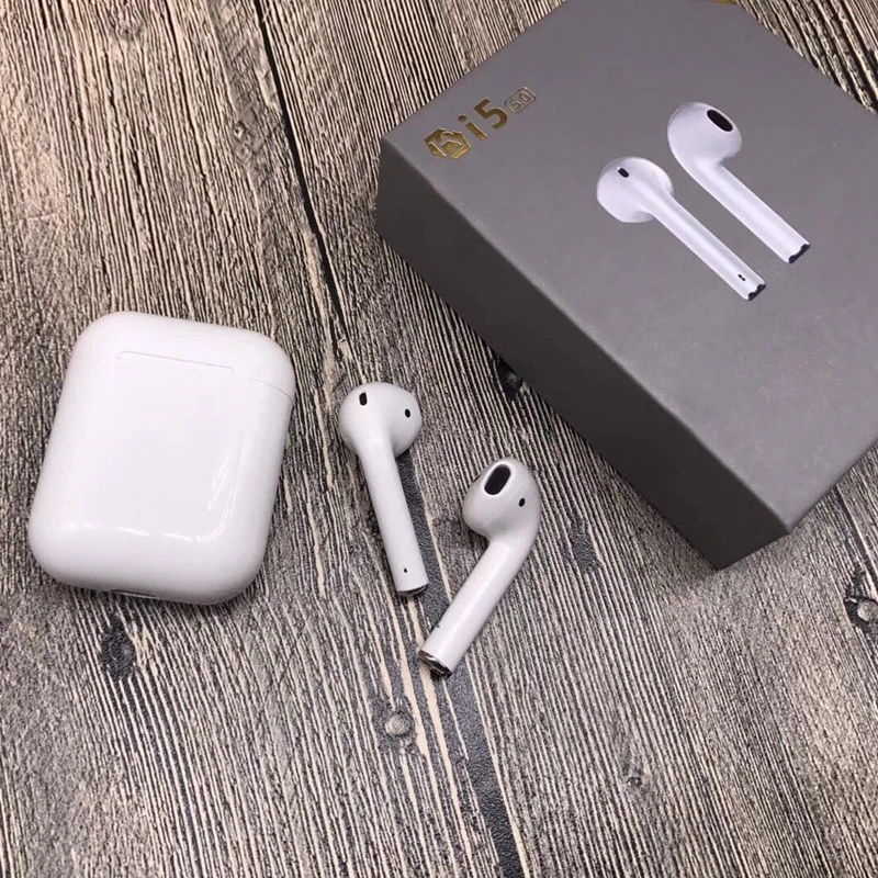 

Air Pods I5 Mini Wireless Bluetooth Headset Stereo Earphones Touch Control with Charger Box with Microphone In-Ear Music Earbuds