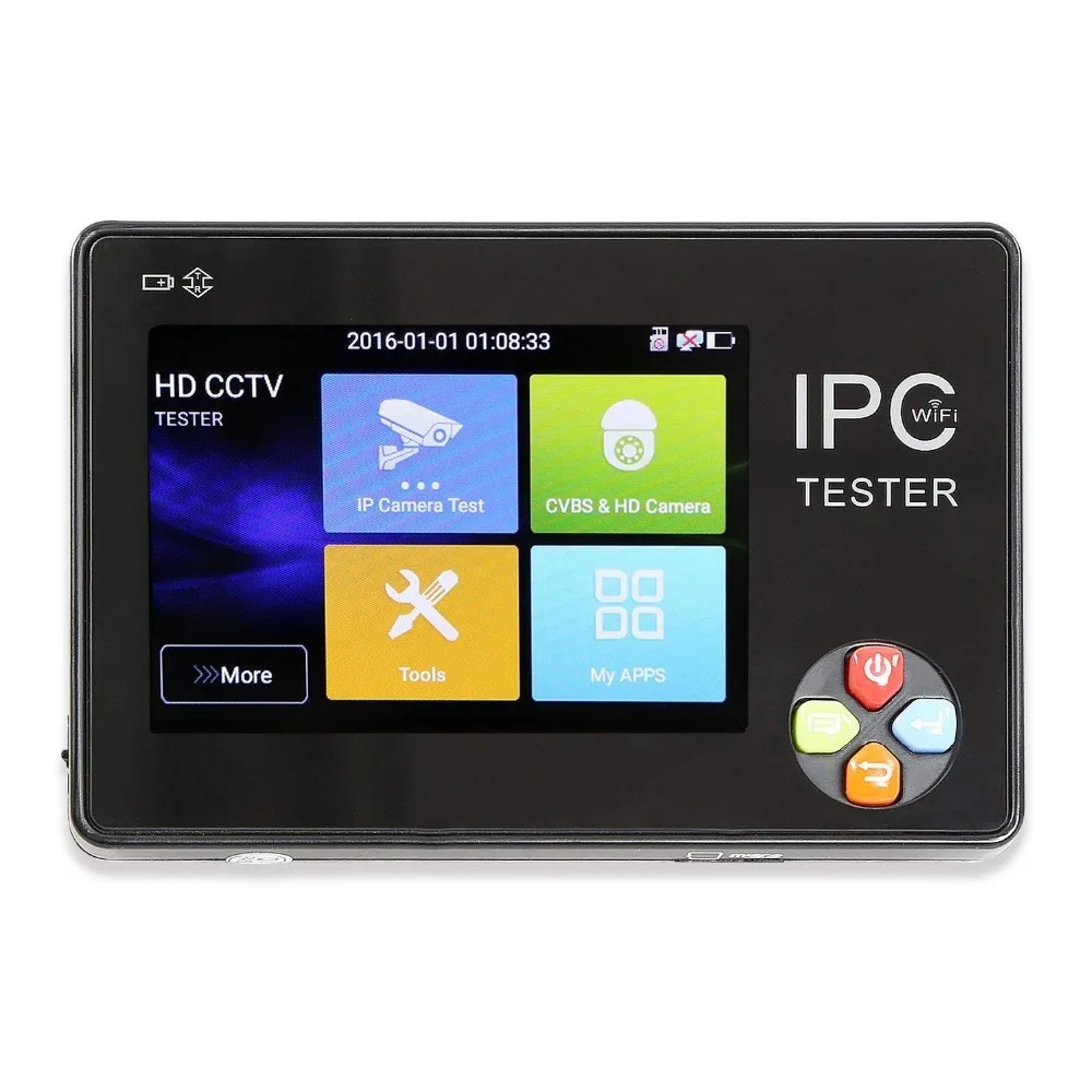 4 3 дюймовый H.265 4K IP HD CCTV тестер монитор AHD CVI CVBS TVI камеры 8MP 5MP 4MP ONVIF PTZ Wi Fi 12V1A