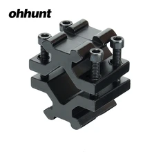 Ohhunt Универсальный Тактический с обеих сторон Вивер Пикатинни винтовка баррель крепление охотничий прицел крепления аксессуары