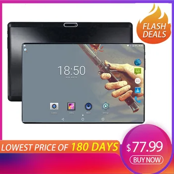 10 inch Tablet PC Android 8.0 Original 4G Phone Call Tablet SIM Card Octa Core 4GB+64GB WiFi FM Bluetooth Tablet PC 10.1 + Gift