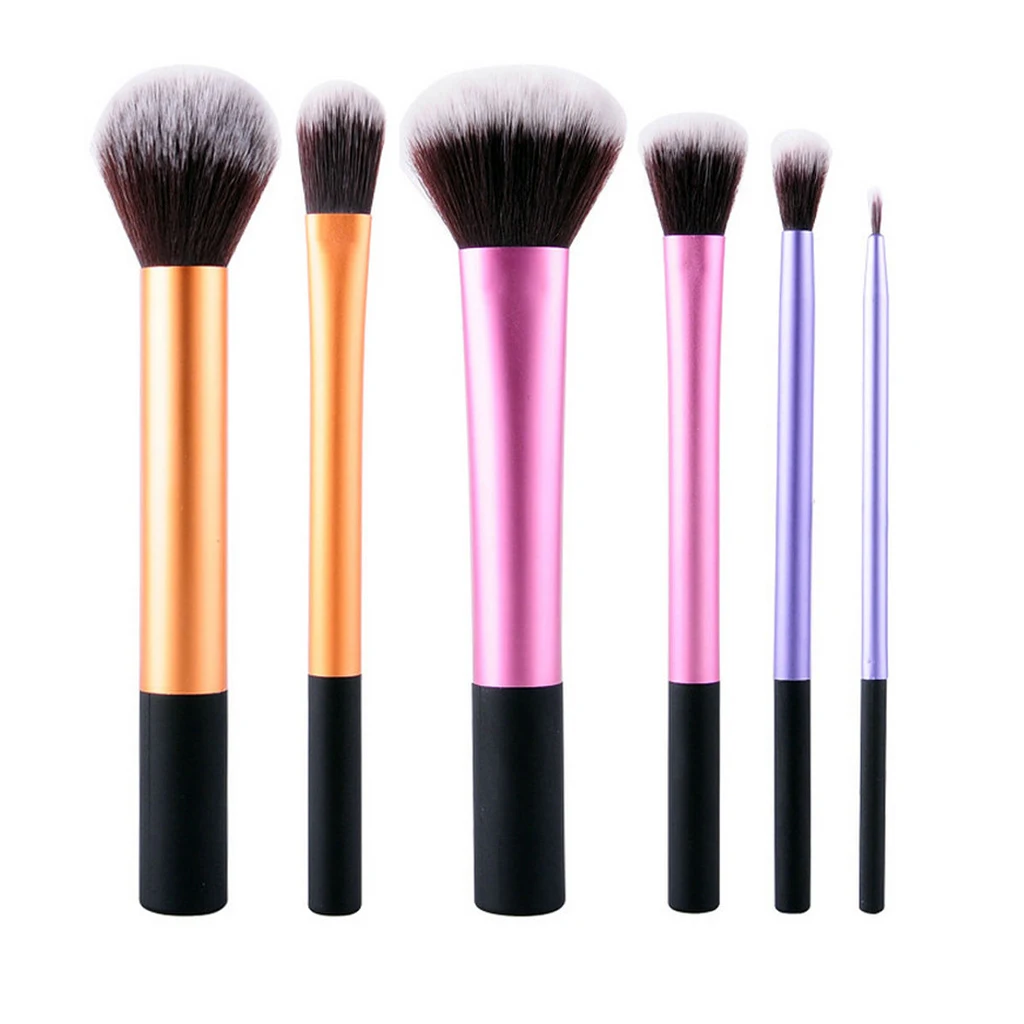 Set of 6 Eyeliner Powder Contour Foundation Buffing Concealer Brush Make Up Kit Makeup Blending Brushes Tools