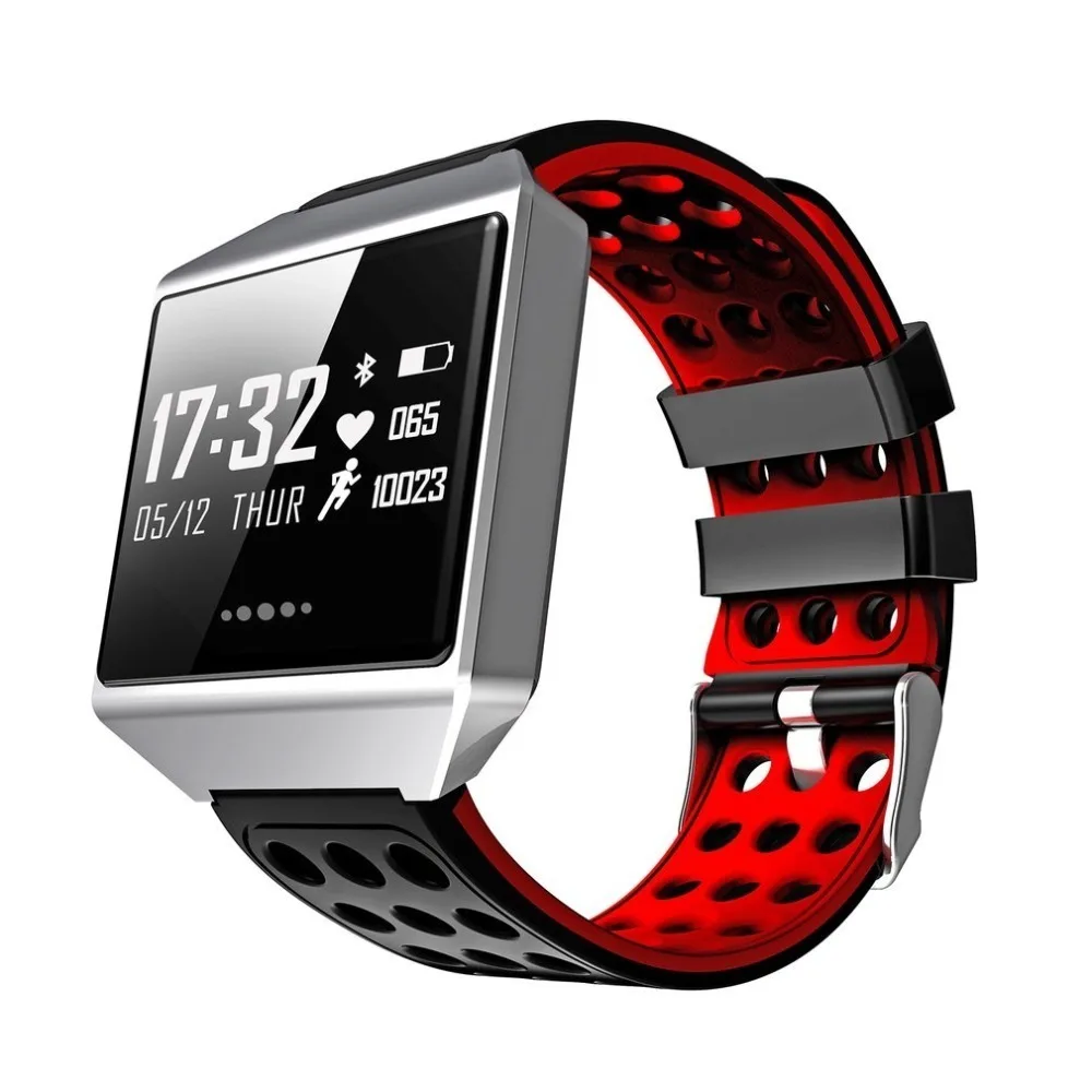 

CK12 Smart Watch Blood Pressure Heart Rate Monitor Pedometer Bracelet Remote Camera IP67 Waterproof Bluetooth Sports Watch