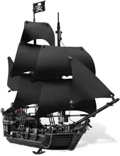 804pcs New LEPIN 16006 Pirates of the Caribbean The Black Pearl Building Blocks Set Minifigures Compatible with legoe
