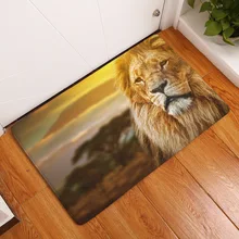 CAMMITEVER Лев Леопардовый нескользящий Коврик для ванны пол в туалете ковер с животным узором для дома, спальни, ванной напольный коврик