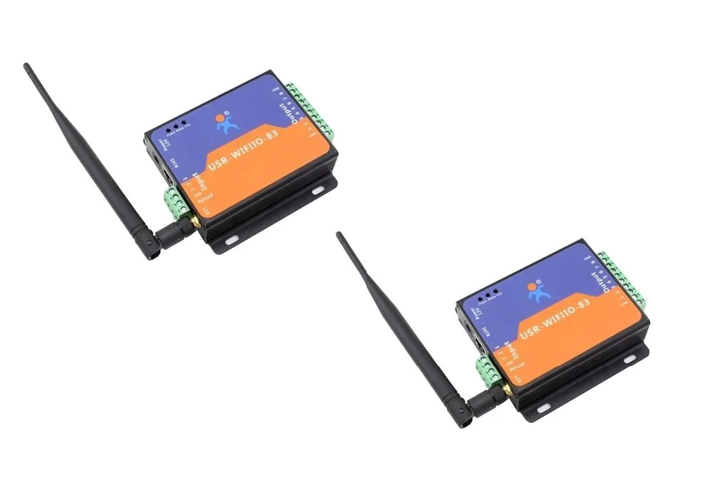 

USR-WIFIIO-83 Original Factory Free Shipping 2Pcs/Lot 8 Output Wifi Remote Control Relay DC USR Channel Wifi Relay Board Device