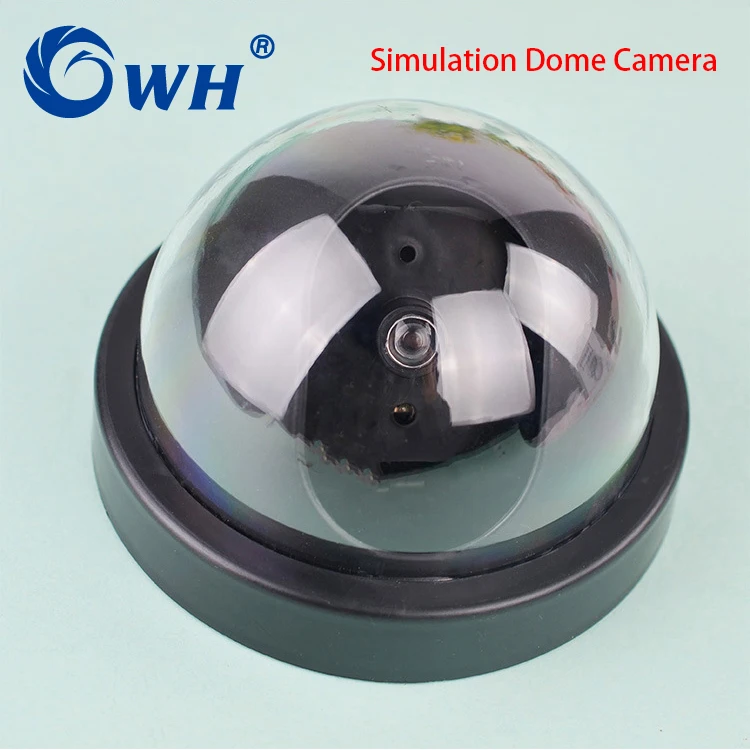 

CWH Simulation Camera Dome Fake Camera Realistic Looking Motion Detection Security Dummy Camera Support Battery