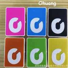 10 шт качество клип C2 мини MP3 музыкальный плеер с TF слот для карты