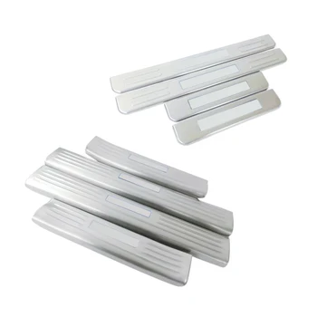 

8pcs Car-styling Stainless Steel Inner & Outer Door Sill Scuff Cover For Nissan Patrol Y62 6th Gen 2010- 2018