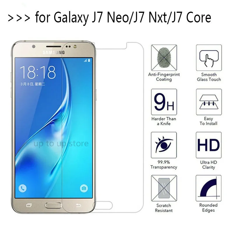 2.5D 9H Премиум Закаленное стекло для Samsung J7 Neo 2017 Duos Nxt Core стеклянная пленка Galaxy
