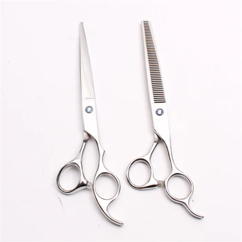 

7.5" 21cm JP Engraving Logo Thinning Scissors Cutting Scissors Grooming-for-dog Pets Cats Hair Clipping Scissors With GEM C1106