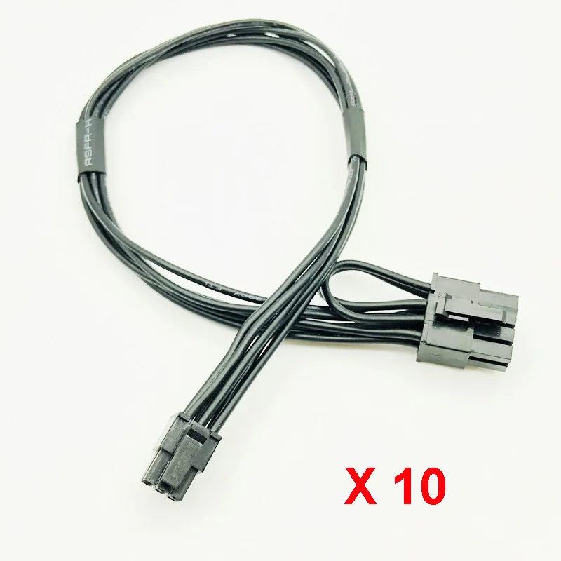 10 шт. кабель питания Mini 6pin к 8pin PCIe PCI-e для Apple Mac iMAC Pro G5 Tower видеокарта 18AWG 35 см 6P