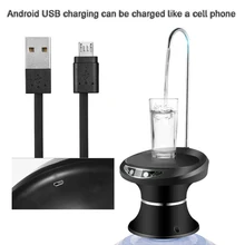 Однокнопочный баррель стол два использования увеличить лоток беспроводной Перезаряжаемый Электрический дозатор водяной насос с usb-кабелем