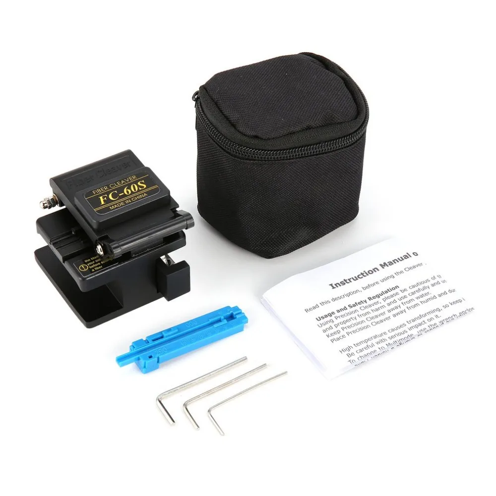 

Metal Fiber Cleaver FC-6S Optic Cable Cutter Fiber Knife Cutting Used in FTTH Fiber Portable Cleaver Tool High Precision