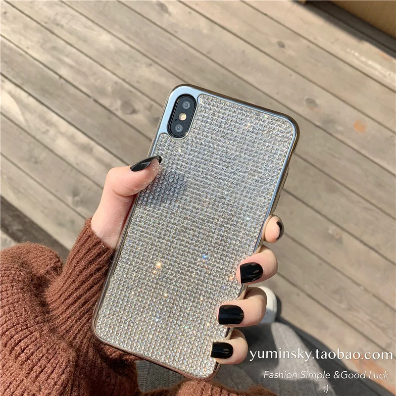 

Iphone 7plus Case Iphone Xr Case Iphone Iphone Xr/8/8 Plus/6/6s/xs Max Case Glossy Glitter Bumper Dirt-resistant