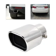 beler STRAIGHT STAINLESS STEEL EXHAUST TAIL REAR MUFFLER TIP PIPE End 56mm for Mini Mitsubishi Morgan Nissan Peugeot Porsche