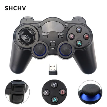 

2.4G Wireless Game Controller Gamestick Joystick Gamepad for PC Android TV Box Raspberry Pi 4 Retroflag NESPi Retropie