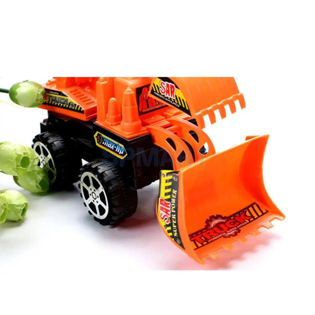 Plastic Mini Excavator Construction Tractor Vehicle Digging Truck Model