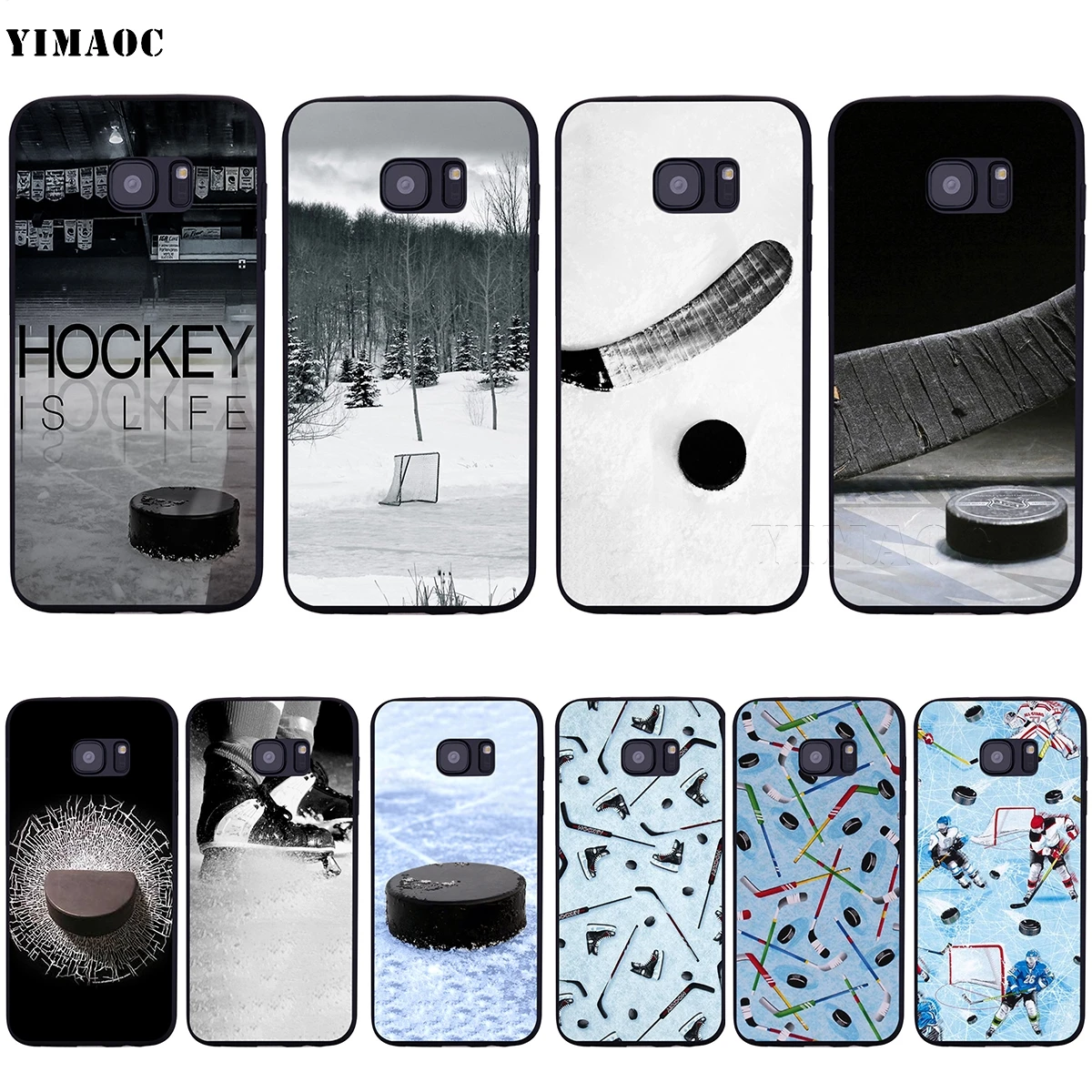 Спортивный чехол YIMAOC для хоккея с шайбой Samsung Galaxy A7 A8 A9 A10 A20 A30 A40 A50 A70 M10 M20 M30 S10e J6