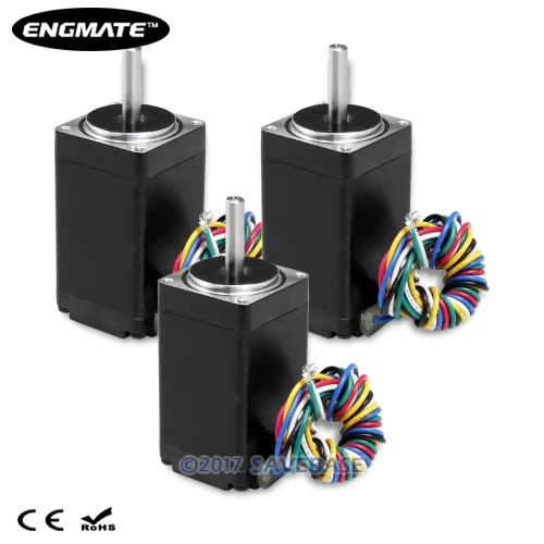 

ENGMATE EMA114-5109S6 Nema 11 CNC Router Stepper Motor 6 Wire Single Shaft 3Pcs
