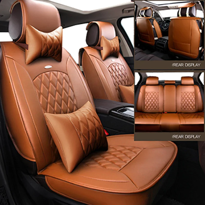 

(front+back)Universal leather car seat covers for Chevrolet aveo Cruze lacetti Captiva TRAX LOVA SAIL car accessories car style