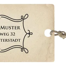 Пользовательские Дерево штамп с адресом, деревянная резиновая печать, персонализированные Адрес штамп